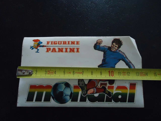 Autocollant / Sticker vintage FOOT figurines PANINI MONDIAL