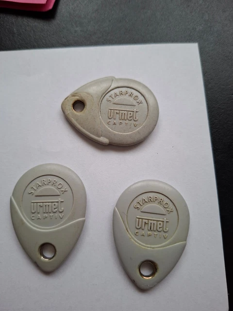 Badge d'entrée UMERT et JMA Clé de proximité résident 13.56 MHz type MEMOPROX - Bricolage