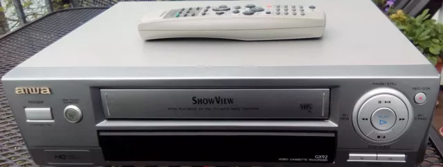 Videorecorder   mit  Fernbedienung   Aiwa   GX 92