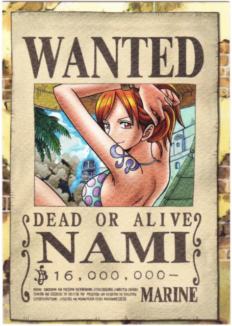 One Piece Epic Journey TCG - 122 - Wanted Poster - Nami