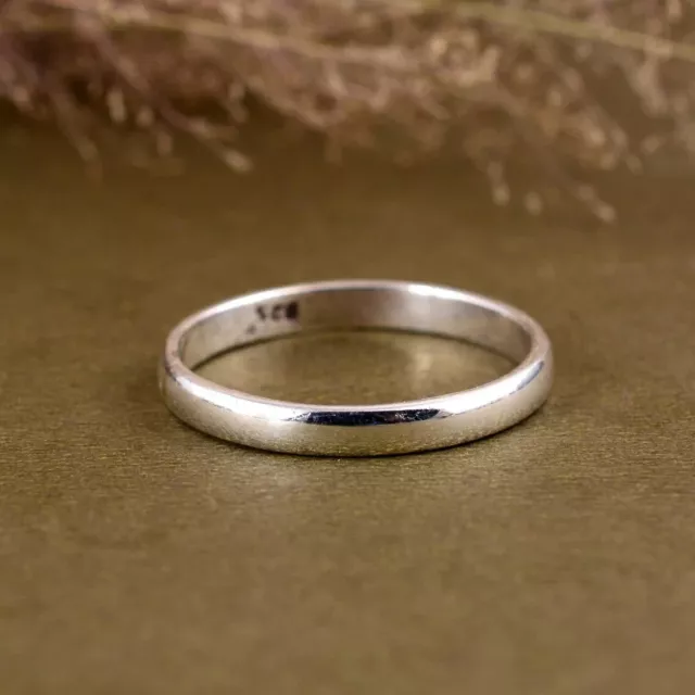 925 Sterling Silver Ring, plain And Simple Ring- Handmade Silver Ring Wholesale