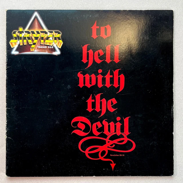 STRYPER To Hell With The Devil Vinyl Enigma Records Gatefold w Merch insert