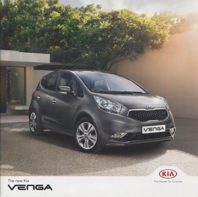 Car Brochure - Kia Venga - September 2015