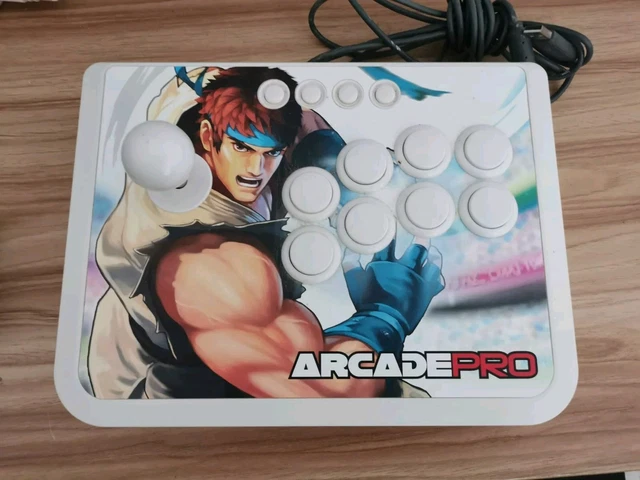 Stick Arcade Pro Datel Pour Xbox 360, PS3 Et PC, Filaire, Blanc, Programmable