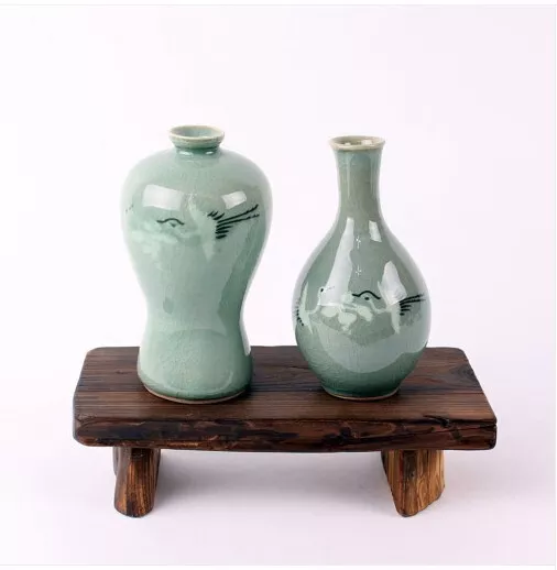 Korean Goryeo celadon cute Miniature bottle  2pcs Made in korea