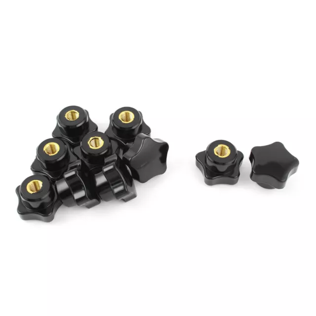 Pomo 10pcs M8 hilo rosca hembra 30mm estrella cabeza de clavos de sujeción