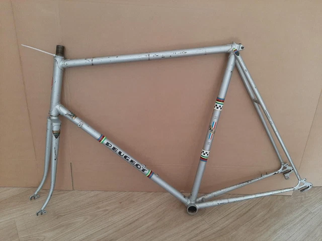 Cadre De Vélo PEUGEOT PS10 Vintage - Reynolds 531, Taille 56 - Poids 2925g - Pour Collection Ou Rénovation