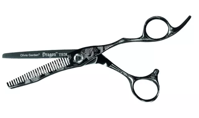 OLIVIA GARDEN SILK Cut Gold-Black Hair Scissors Set 5.75