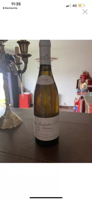 Puligny Montrachet 1er cru Folatieres 2009 Leroy