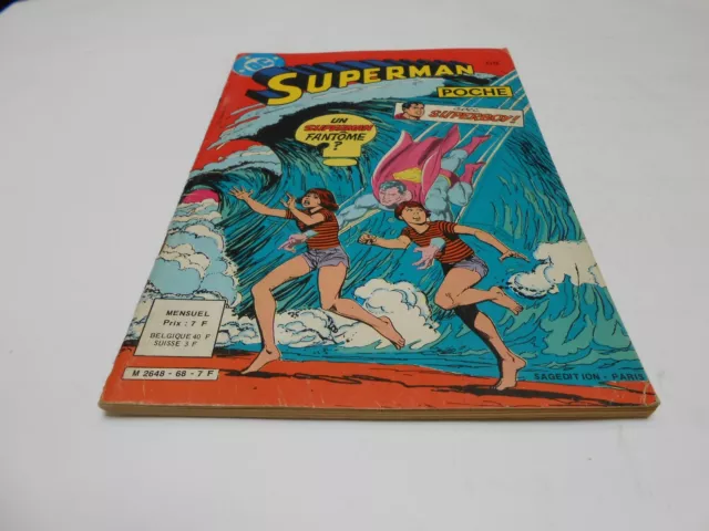 Superman Poche Mensuel Numero 68 Sagedition 1983