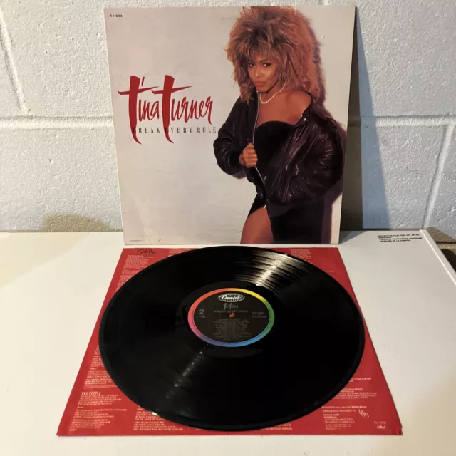 Tina Turner Break Every Rule 1986 Vinyl LP Record Capitol PJ-12530 Record Club