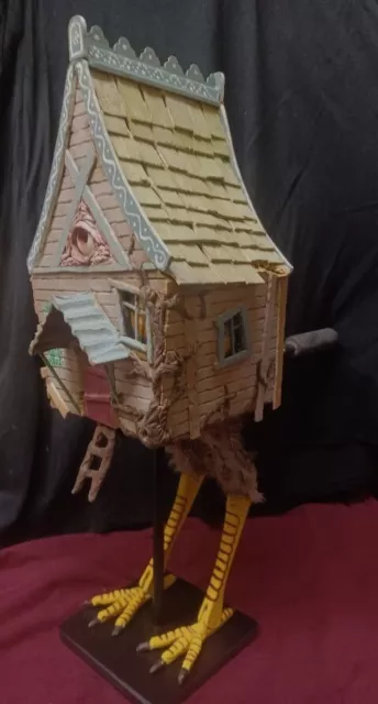 OOAK Hand made Baba Yaga Hut puppet.