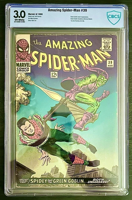 Amazing Spider-Man #39 CBCS 3.0 NORMAN OSBON REVEALED AS GEEN GOBLIN 1ST ROMITA