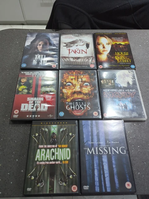 8 HORROR MOVIES - DVD - COLLECTION - JOBLOT - BUNDLE - Thirteen Ghosts ...