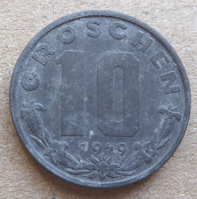 1949 Austria 10 Groschen