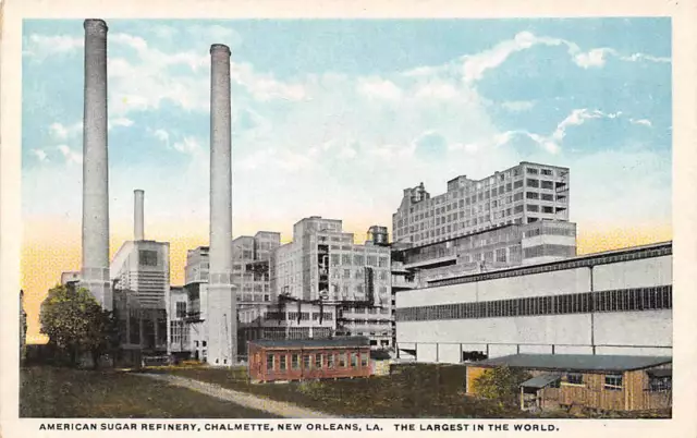 La~Louisiana~New Orleans~Chalmette~American Sugar Refinery~Largest In The World