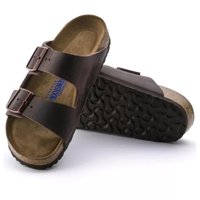 Birkenstock Arizona Oiled Leather Sandals - Habana