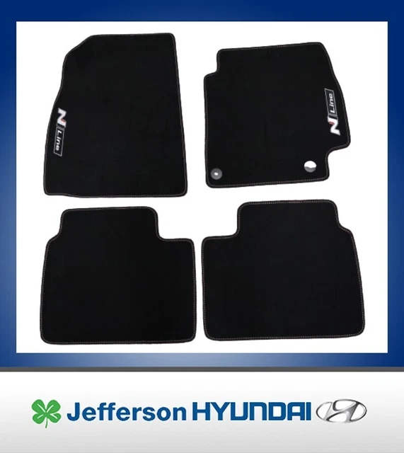 GENUINE HYUNDAI I30 Sedan N Line Carpet Floor Mats Set of 4 08/2020