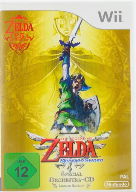 Wii Spiel: The Legend of Zelda - Skyward Sword unvollständig Nintendo® PAL