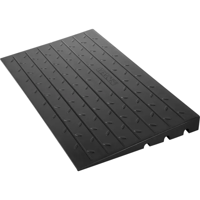 VEVOR Rubber Kerb Ramp Rubber Threshold Ramp 102mmH 1t Load Wheelchair Access