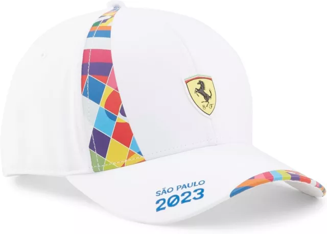 Scuderia Ferrari F1 - Cappello Cappello Baseball Ufficiale PUMA Edizione Speciale Brasile GP