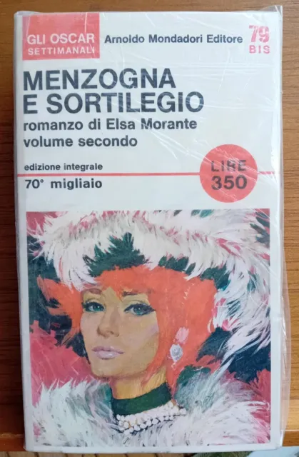 MENZOGNA E SORTILEGIO, Elsa Morante. Due volumi ed. Mondadori EUR 19,00 -  PicClick IT