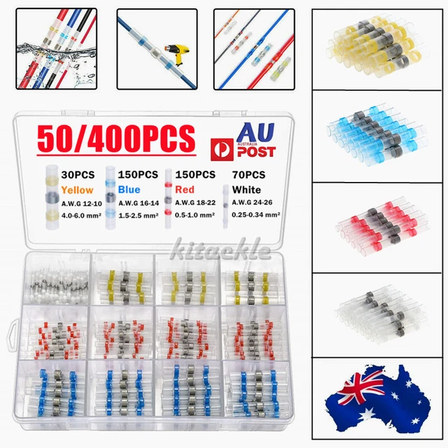 50/400PCS Solderstick Waterproof Solder Wire Connectors Kit Original Top Quality