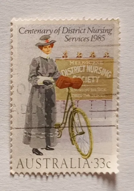 AUSTRALIA 1985  CENTENARY OF DISTRICT NURSING SERVICES .used