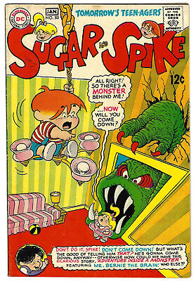 SUGAR AND SPIKE #80 FN Sheldon Mayor sty & art 1968-69 DC Comics