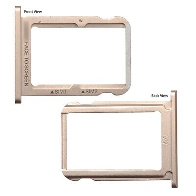 BisLinks for Xiaomi Mi A2 Lite Micro SD Dual Sim Card Tray Holder Slot Replacement Gold 