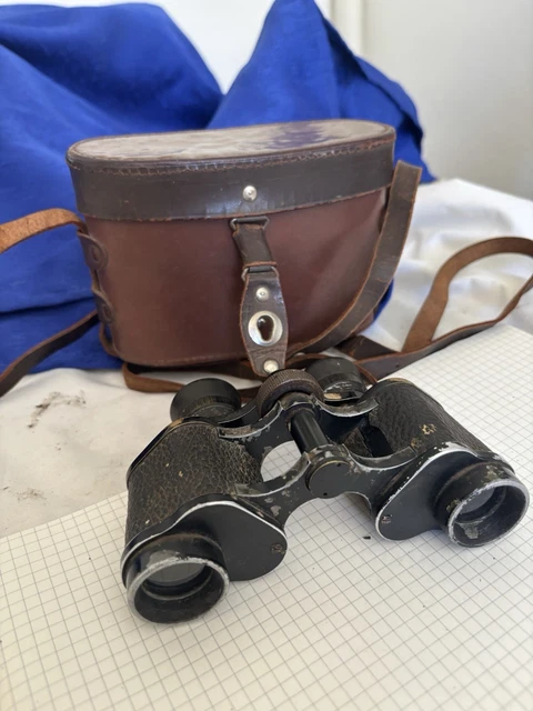 Jumelles Revue 8x30 Weitwinkel avec bracelet cuir vintage