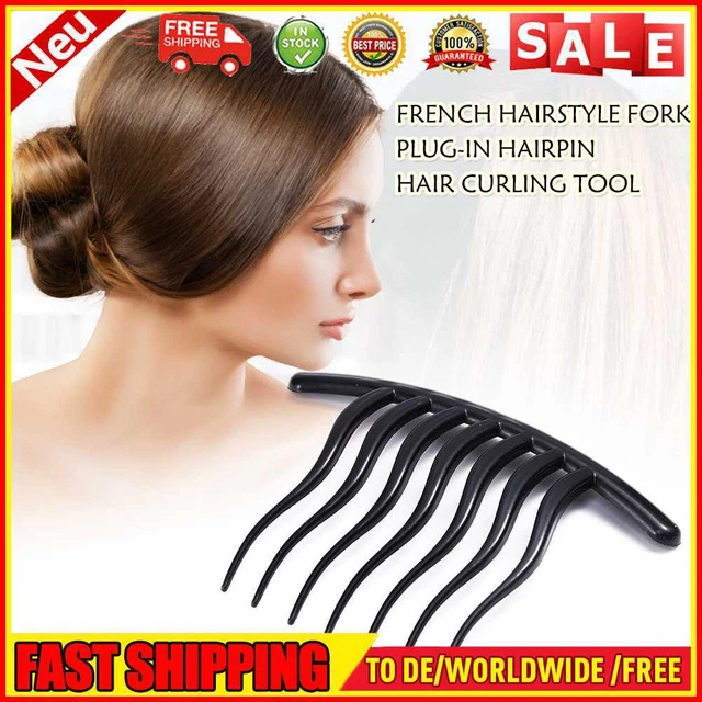 Mujeres Clips para el cabello antideslizantes plástico Prendas para la cabeza Peine Peinado Clip para el cabello para niñas Regalos