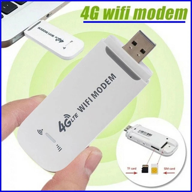 4G LTE WIRELESS USB Dongle Modem Stick WiFi Adapter Karten Router
