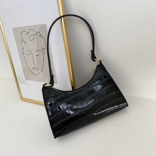 Everpertuk borsa a tracolla donna, borsa a tracolla retrò borsa, borsa a tracolla donna coccodrillo