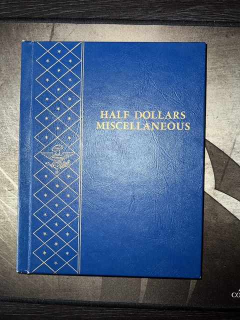 Whitman Album - Miscellaneous Half Dollars -WITH 5 Coins!!- Look At Pics!