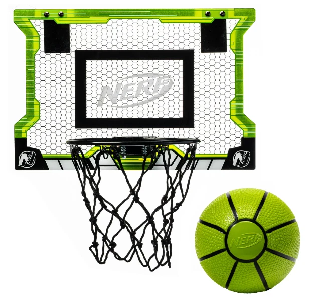 Nerf Basketball Pro Over the Door Hoop with Ball - 18 in. x 12 in. - NEW Nerf Basketball Pro Over the Door Hoop with Ball - 18 in. x 12 in. - NEW
