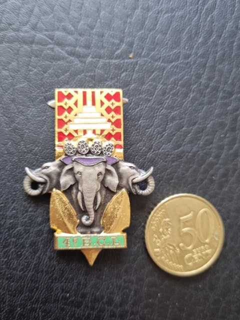 INSIGNE GUERRE INDOCHINE 4 ° bataillon de chasseurs Laotiens. Drago ...