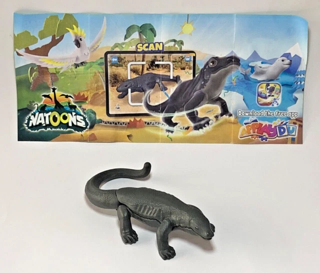 KINDER SURPRISE NATOONS KOMODO DRAGON VT297 BPZ Paper