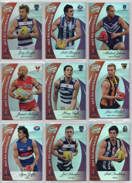 2014 Afl Select Honours 1 (2013 All Australian) Bulk Lot - Complete Your Set Mt