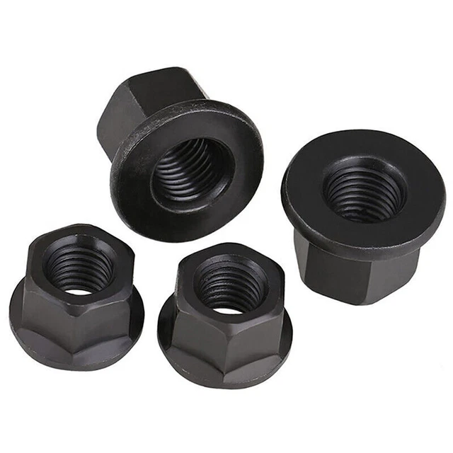 Bloqueo de brida grado 4.8 tuercas hexagonales M10 M12 M14 ~ M30 acero al carbono
