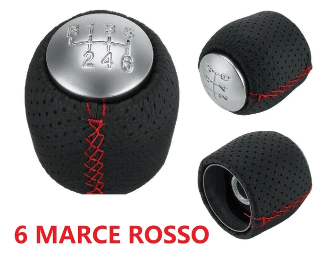 Pomello Leva Cambio Alfa Giulietta - Argento Satinato 6 Marce | Per Modelli Dal 2010 - Foto 2