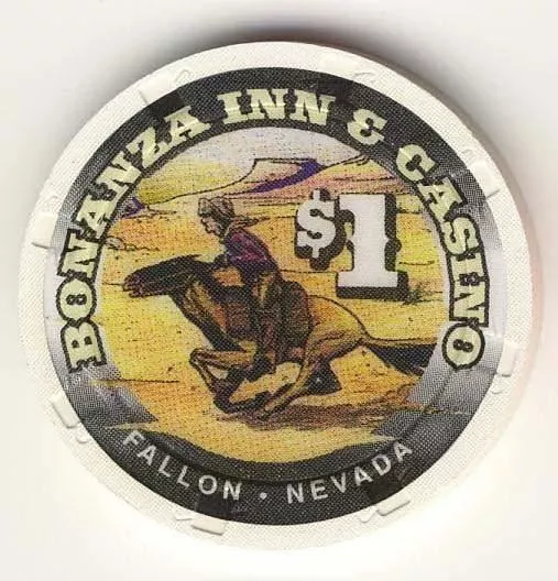 Bonanza Inn Casino Fallon Nevada $1 Chip 1997