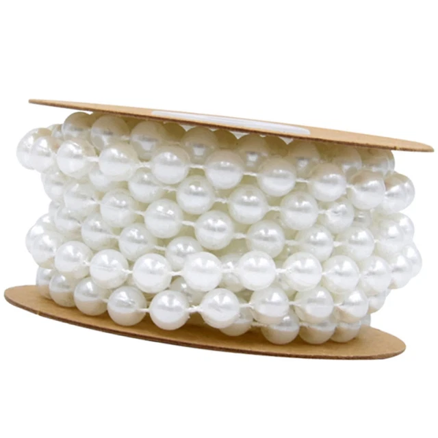 8 MM Faux Pearl Beads Wedding Decor Bead Charms Bracelets Beadwork 9