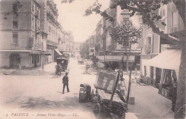 Carte postale ancienne postcard VALENCE DRÔME 9 LL avenue Victor Hugo