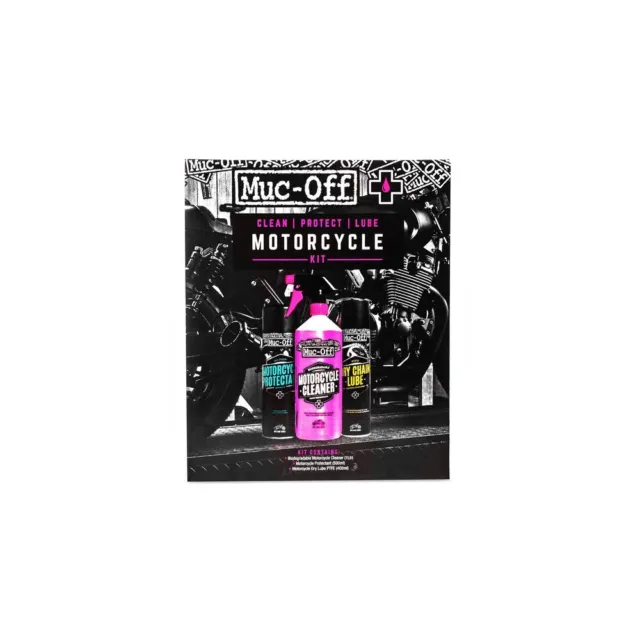Muc-off Kit pulizia moto Clean, Protect and Lube - 672-MO