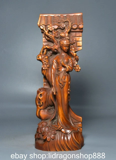 Très Belle Et Ancienne Cuillère à Miel, En Bois Dur Bicolore, Patine D'usage Soutenue. Le Manche Est Sc
