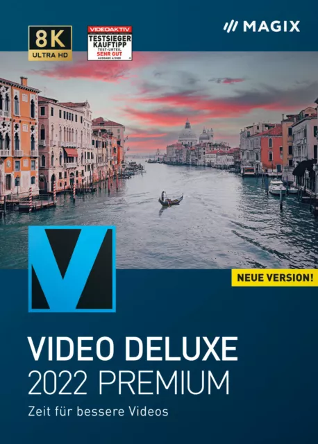 MAGIX Video deluxe 2022 PREMIUM | Video Bearbeitung Windows 10 [1 Lizenz]