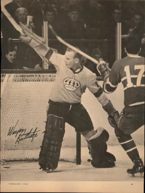Wayne Rutledge Signed 8x11 Magazine Page Photo d.2004 Los Angeles Kings