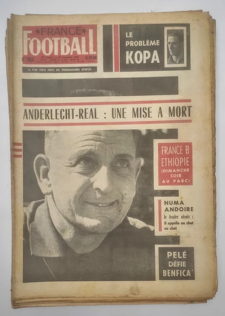 France Football N°709 Du 13/10/1959 – Bulgarie-France – Kolev Kopa Muller Colonna – Rare