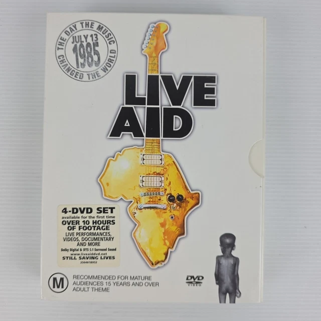 LIVE AID - July 13 1985 - Dvd 4 Discs + Booklet - R4 $70.00